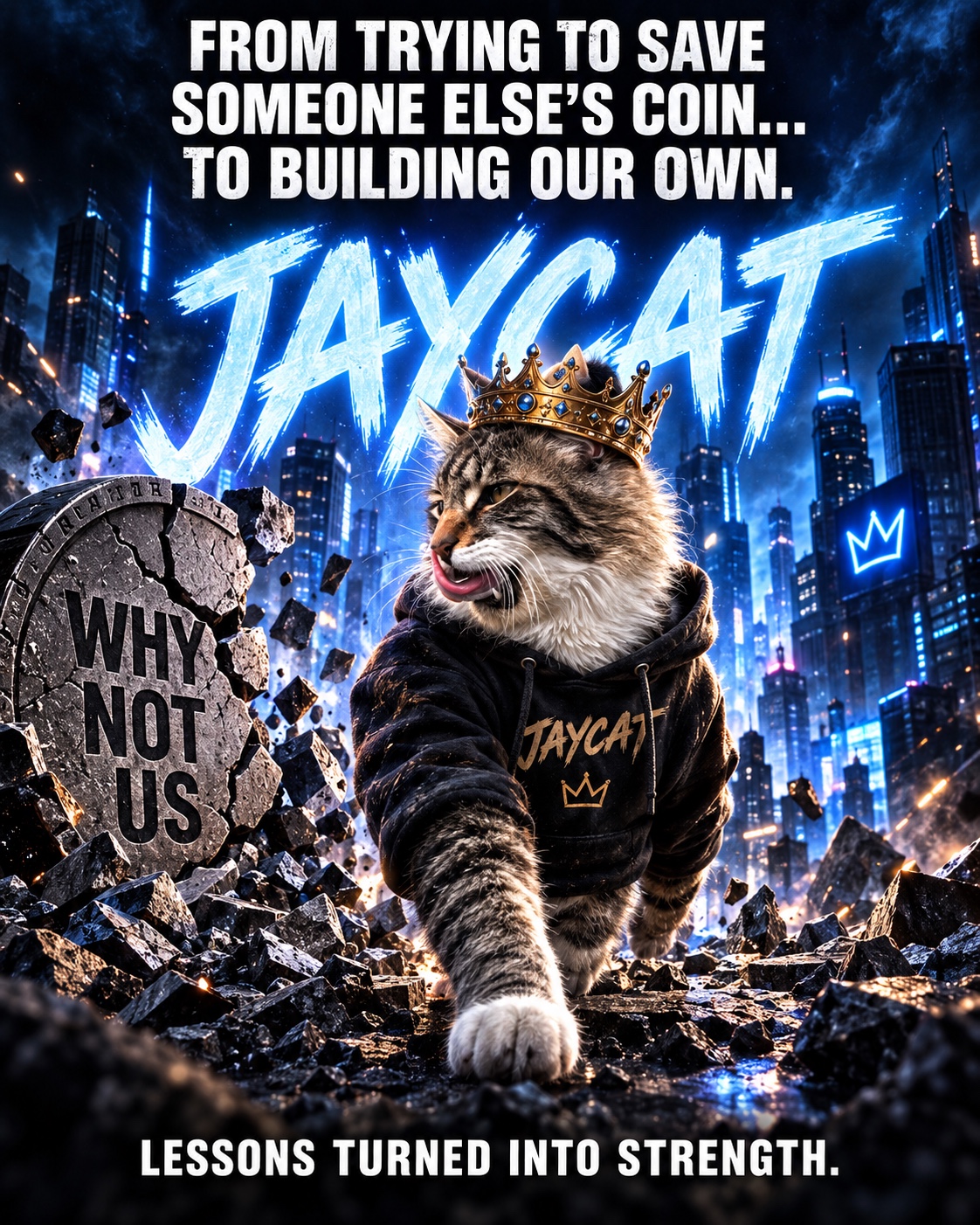 From trying to save someone else's coin to building our own