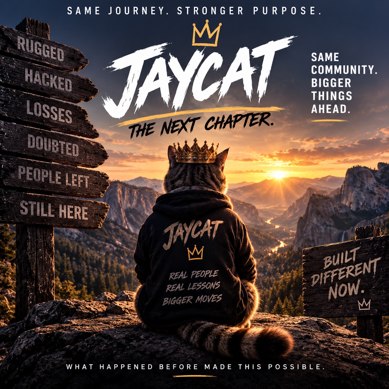 Jaycat looking toward a brighter next chapter
