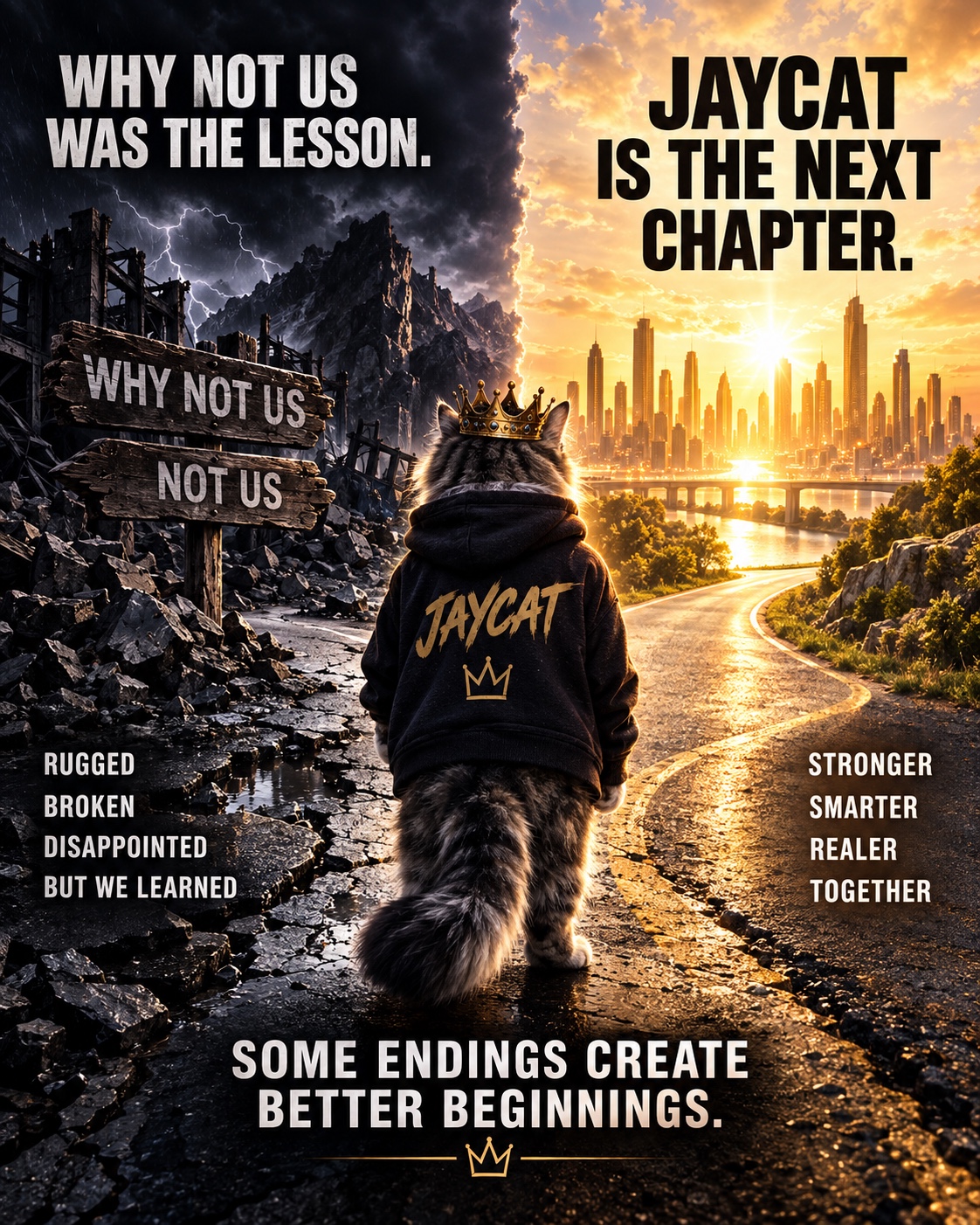 Why Not Us was the lesson, Jaycat is the next chapter